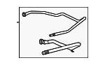 57009131AA - Emission Control: Diesel Exhaust Fluid (Def) Filler Pipe for Mopar Image