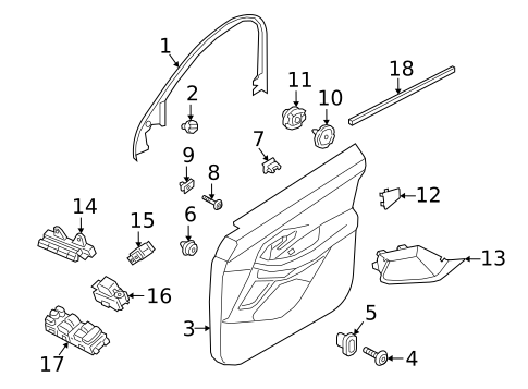 Front Door for 2020 Jaguar I-Pace #2