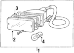 9230121551 - Electrical: Signal Lamp Assembly for Mitsubishi: Precis Image image