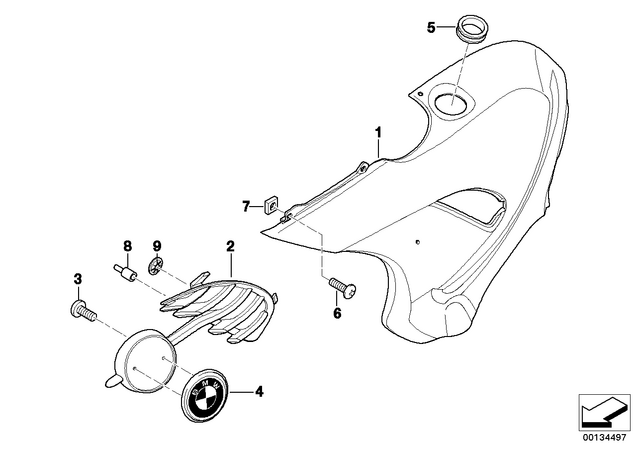 46637651035 - : Grommet - Links for BMW-Motorrad Image