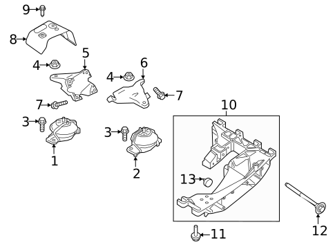 Automatic Transmission for 2023 Land Rover Range Rover Velar #1