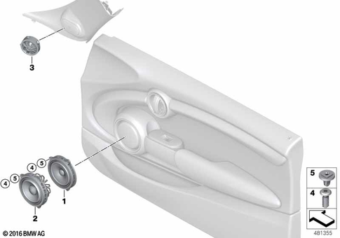 Single Parts Loudspeaker for 2020 Mini JCW GP #2