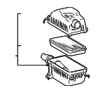 177000F041 - : Air Cleaner Assembly for Toyota: Sequoia, Tundra Image