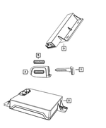 68232719AA - : Integrated Key Fob Transmitter for Mopar Image
