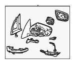 963016MA1A - : Mirror Assembly for Nissan Image