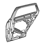 2547305300 - Body: Door Shell for Mercedes-Benz Image