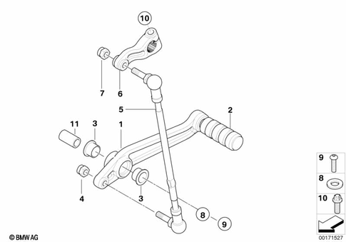 Outside Shift-Control Components for 2003 BMW-Motorrad K 1200 S #0