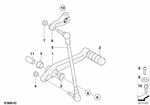 23417685681 - : Foot Shift Lever for BMW-Motorrad Image