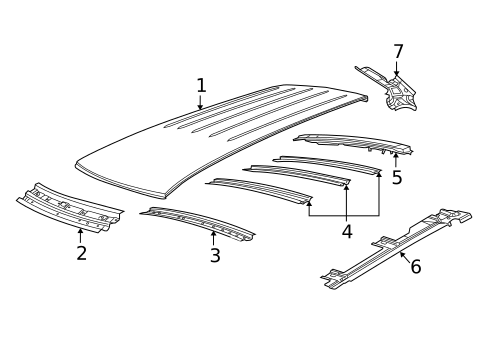 Roof & Components for 2013 Dodge Grand Caravan #0
