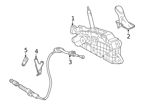 Gear Shift Control for 2016 Cadillac CTS #0
