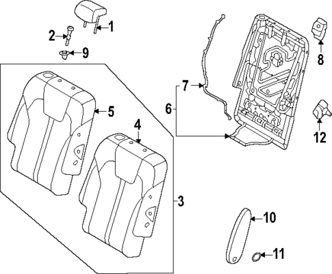 Second Row Seats for 2025 Kia Sorento #6