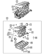 6510528AA - 1.4L Gas; Engine: Double Ended Stud, Mounting for Mopar Image