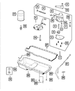 6022235 - Engine 4.0L Six Cylinder: Hex Head Bolt And Washer for Mopar Image