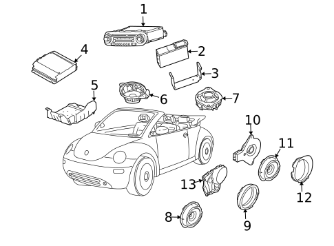 Sound System for 2010 Volkswagen Beetle #0