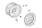 1234000302 - : Wheel Disc for Mercedes-Benz Image