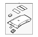 739B0EL01A - Body: Headliner for Nissan Image