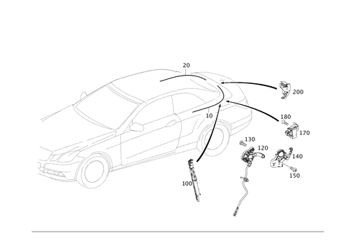 Soft Top Electrical Components for 2016 Mercedes-Benz E550 #0