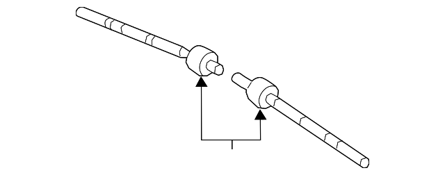 BCKA-32-240 - Inner Tie Rod 2019-2025 Mazda 3 | Mazda-Parts
