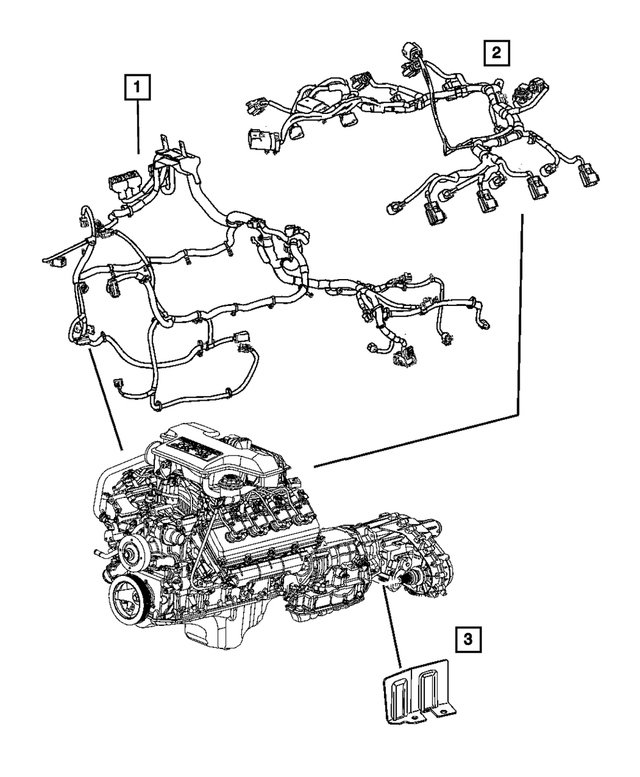 56051175AD - Electrical: Engine Wiring for Mopar Image image
