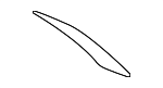 2056703801 - Body: Back Glass for Mercedes-Benz Image