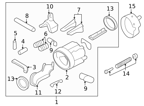 Housing & Components for 1994 Chevrolet S10 #3