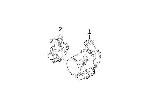 Water Pump for 2013 BMW 135i #0