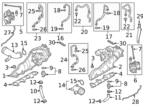 Turbocharger & Components for 2018 Audi RS7 #0
