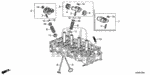 14610R41L00 - Engine: ARM ASSY., EX. ROCKER for Honda Image