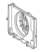 2105052355 - Cooling System: Shroud for Mercedes-Benz Image