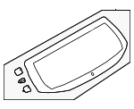 63019FN040 - : Lift Gate Glass for Subaru Image