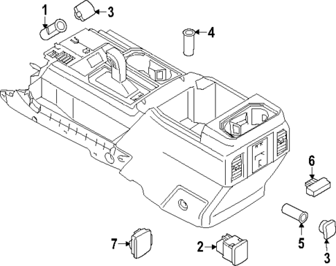 Front Console for 2022 Ford F-150 #4