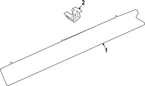 High Mounted Stop Lamp for 2022 Porsche 911 #0