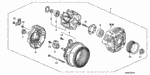 31101RTA003 - Engine: ROTOR ASSY. for Honda Image