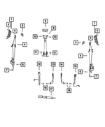 6036773AA - Restraints: Pan Head Screw for Chrysler: Town &amp; Country | Dodge: Grand Caravan, Ram 1500, Ram 2500, Ram 3500 | Ram: 1500, 1500 Classic, 2500, 3500, C/V Image