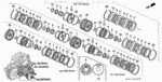 22533PX4010 - Transmission - Automatic: SEAT, RETURN SPRING for Honda Image