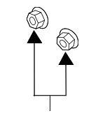 985901 - Exhaust: Front Muffler Lock Nut for Volvo: 940, 960, C30, C70, EX90, S40, S60, S90, V50, V60, V60 Cross Country, V90, V90 Cross Country, XC40, XC60, XC90 Image