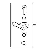 898503K000VA - : Child Restraint Anchor Plate for Kia: Optima Image