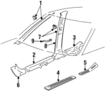 7615560G00T01 - : Scuff Plate for Suzuki Image