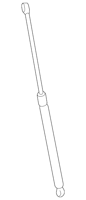 5344006180 - Body: Hood Lift Support for Toyota: Camry Image