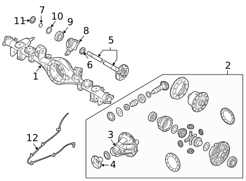Rear Brakes for 2005 Kia Sorento #1