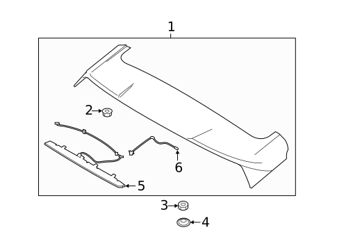 Spoiler for 2022 Hyundai Veloster N #0
