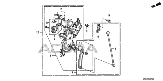 Power Tailgate Motor for 2008 Acura MDX #0