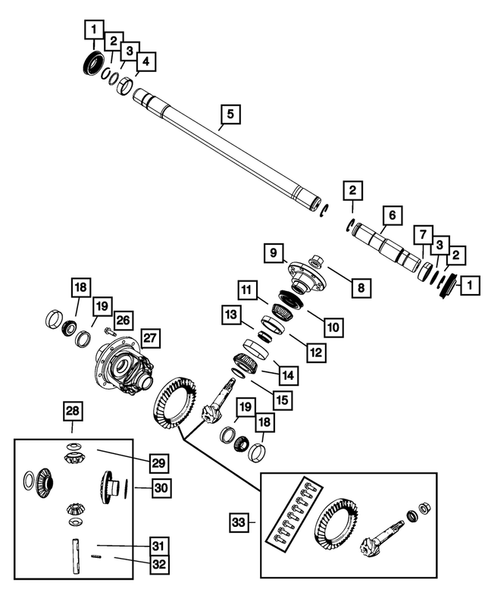 Front Axle;  Housing, Differential and Vent for 2008 Dodge Durango #0