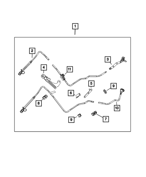 Fuel Lines and Tubes for 2023 Ram 1500 #1
