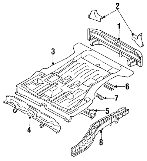 Rear Body for 1994 Mitsubishi Expo #0