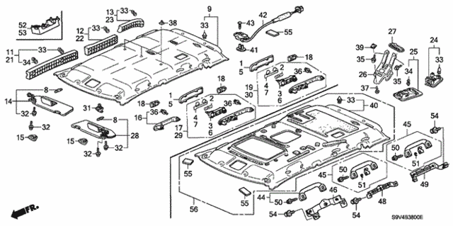 Roof Lining for 2006 Honda Pilot #0