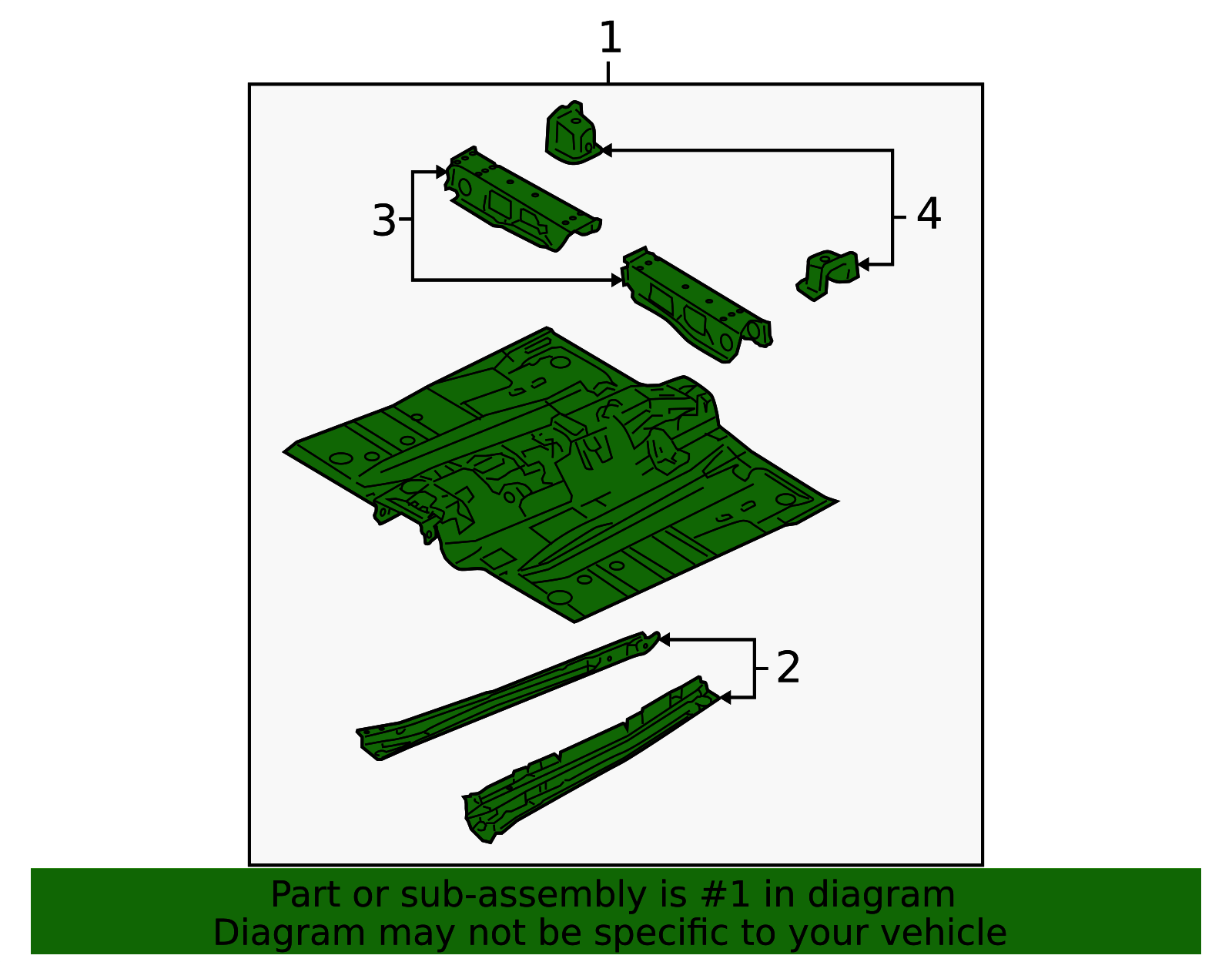 BPY0-53-60XJ - Floor Pan 2004-2009 Mazda 3 | Mazda-Parts