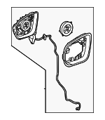 2968104801 - Body: Mirror Assembly for Mercedes-Benz Image