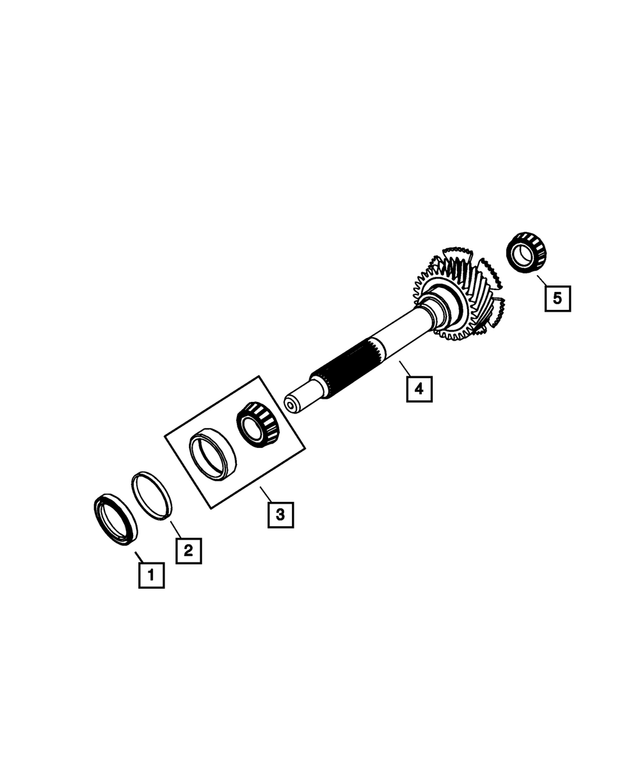 68056415AA - Transmission: Input Shaft Seal for Mopar Image