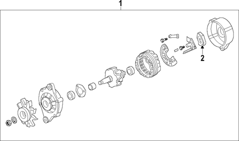 Alternator for 2013 Nissan Quest #0